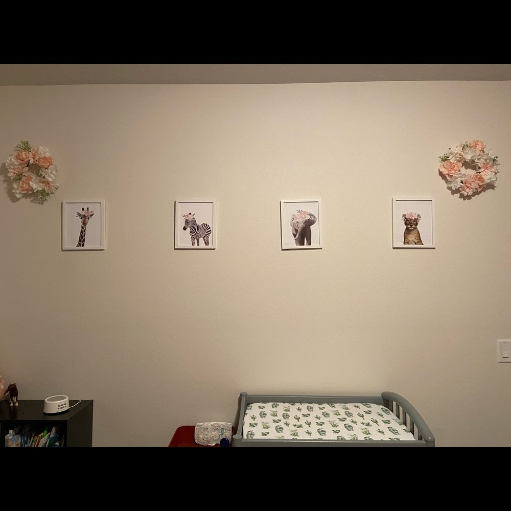 Nursery zoo animals